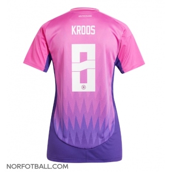 Billige Fotballdrakt Tyskland Toni Kroos #8 Replika Bortedrakt Dame EM 2024 Kortermet